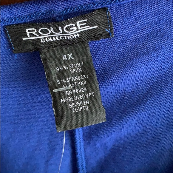 Rouge          Cold Shoulder Top - Picture 2 of 5